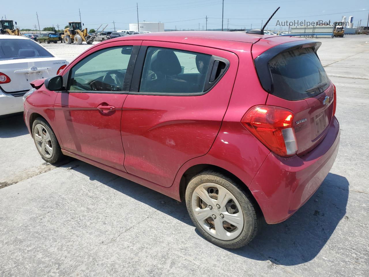 2019 Chevrolet Spark Ls Red vin: KL8CB6SA4KC755307