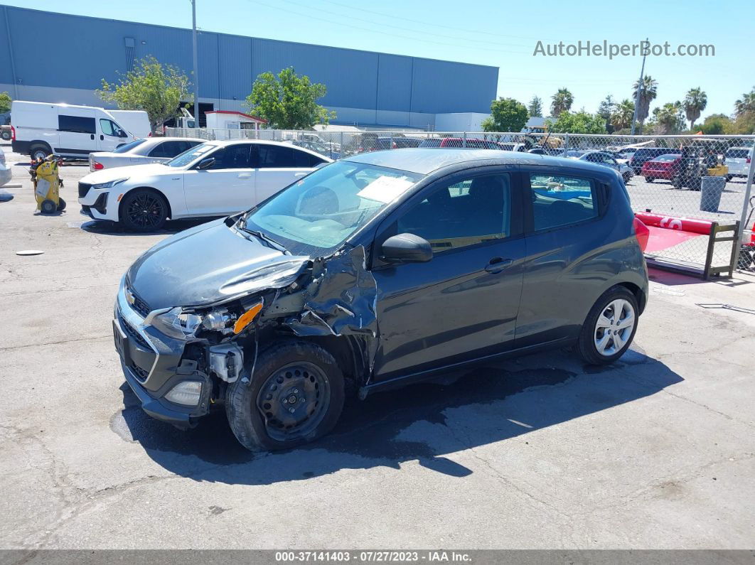 2019 Chevrolet Spark Ls Gray vin: KL8CB6SA4KC761284