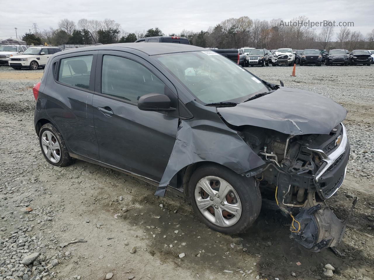 2019 Chevrolet Spark Ls Gray vin: KL8CB6SA4KC780255