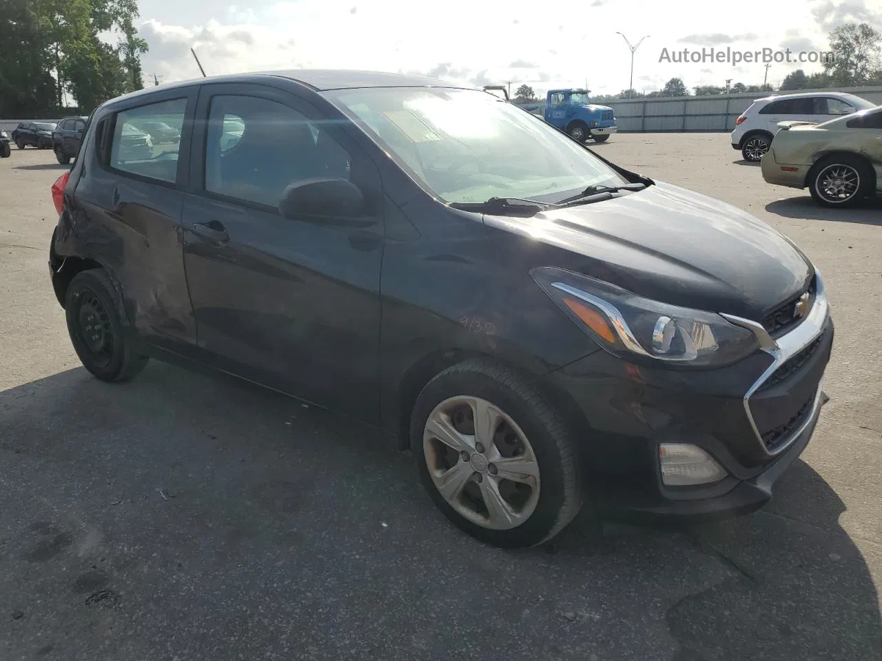 2019 Chevrolet Spark Ls Black vin: KL8CB6SA4KC808071