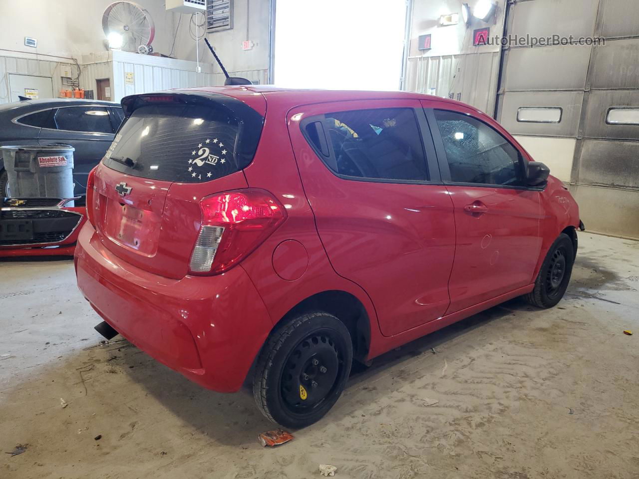 2019 Chevrolet Spark Ls Red vin: KL8CB6SA4KC814761