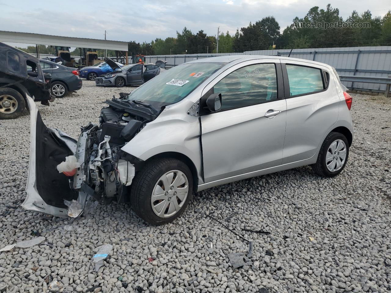 2017 Chevrolet Spark Ls Silver vin: KL8CB6SA5HC706402