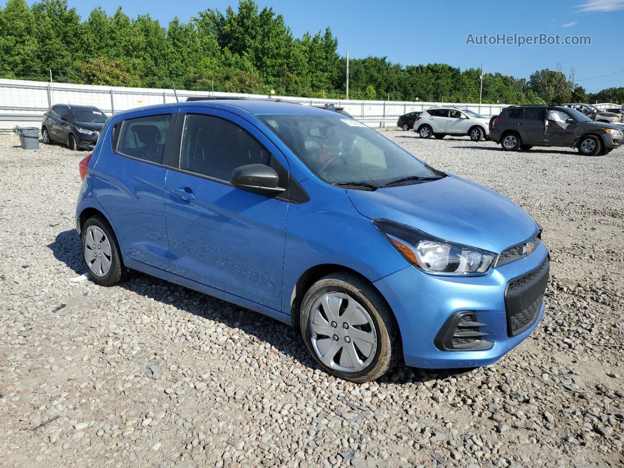 2017 Chevrolet Spark Ls Blue vin: KL8CB6SA5HC722695