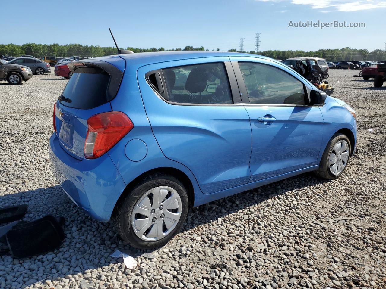 2017 Chevrolet Spark Ls Blue vin: KL8CB6SA5HC722695