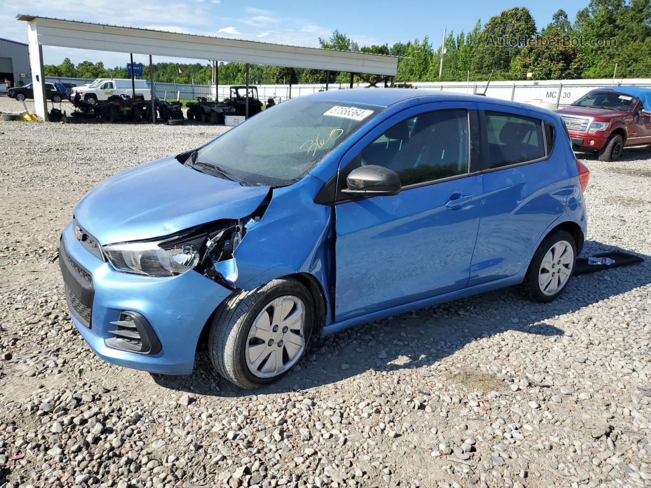 2017 Chevrolet Spark Ls Blue vin: KL8CB6SA5HC722695