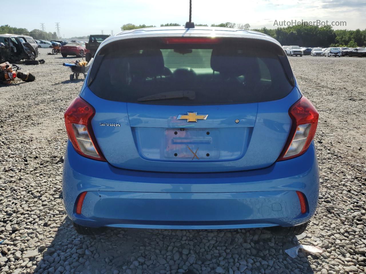 2017 Chevrolet Spark Ls Blue vin: KL8CB6SA5HC722695