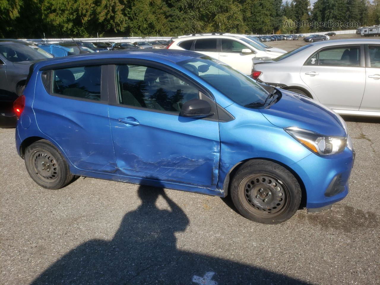 2017 Chevrolet Spark Ls Blue vin: KL8CB6SA5HC725757