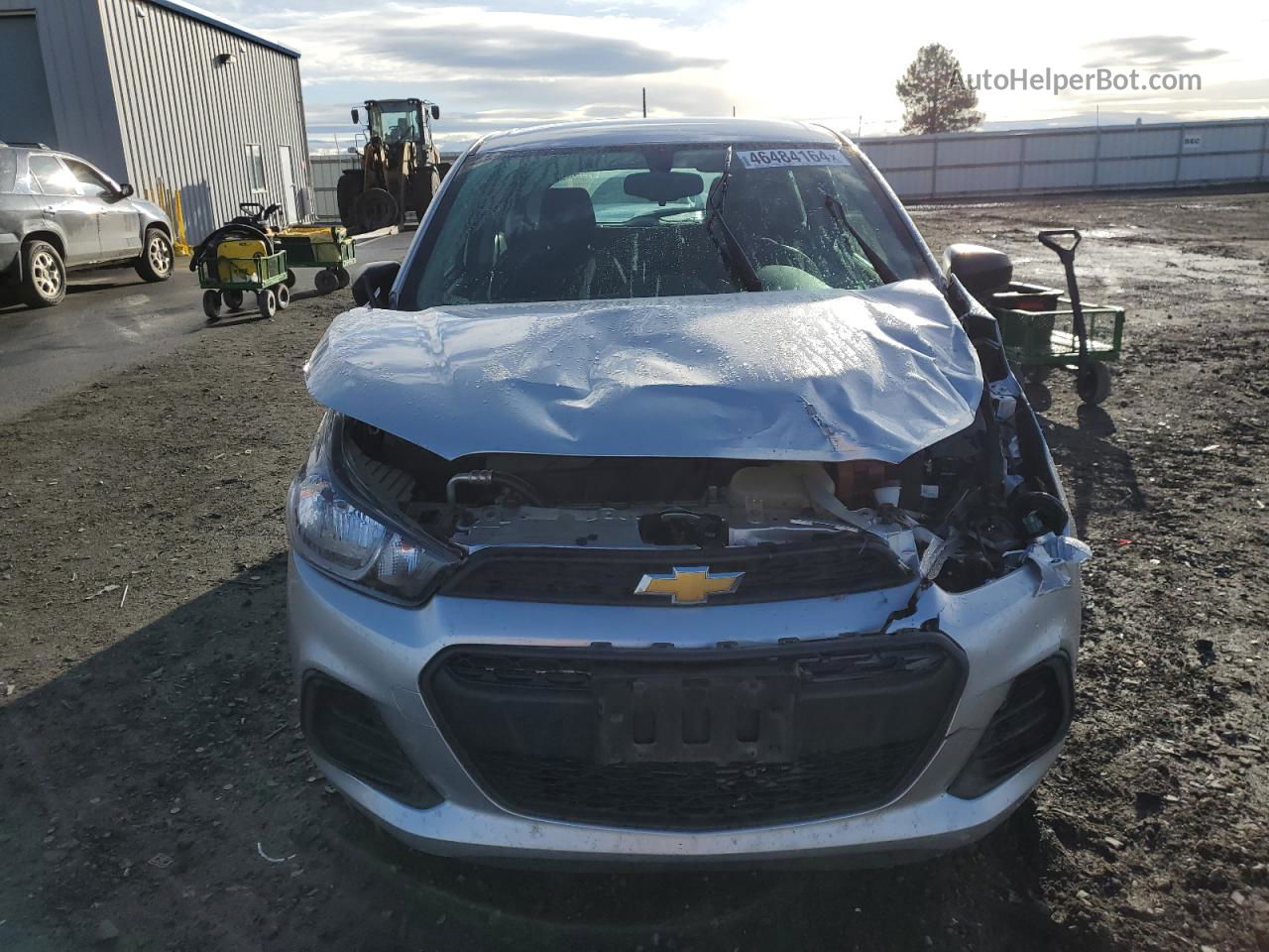 2017 Chevrolet Spark Ls Silver vin: KL8CB6SA5HC771993