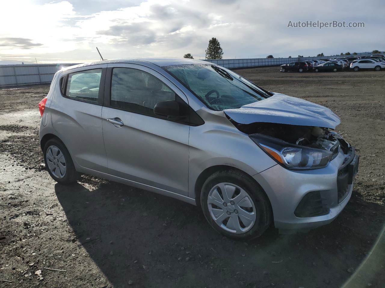 2017 Chevrolet Spark Ls Silver vin: KL8CB6SA5HC771993