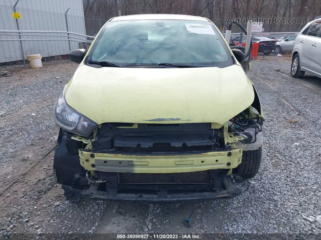 2017 Chevrolet Spark Ls Cvt Yellow vin: KL8CB6SA5HC789409