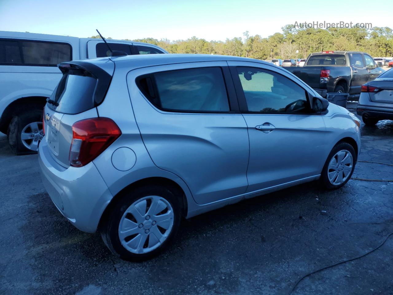 2017 Chevrolet Spark Ls Silver vin: KL8CB6SA5HC800179