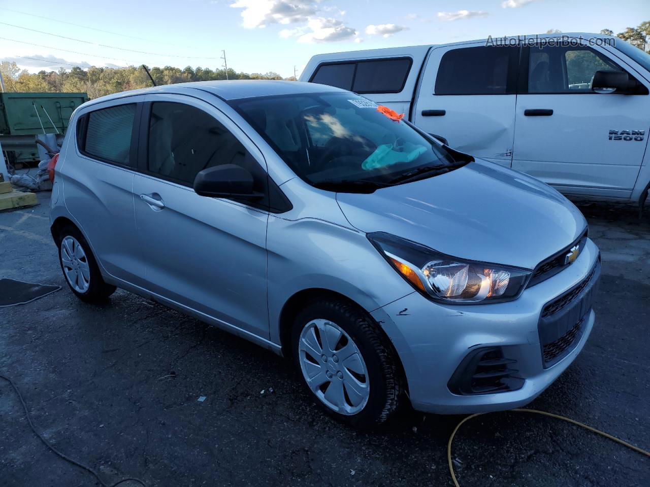 2017 Chevrolet Spark Ls Silver vin: KL8CB6SA5HC800179