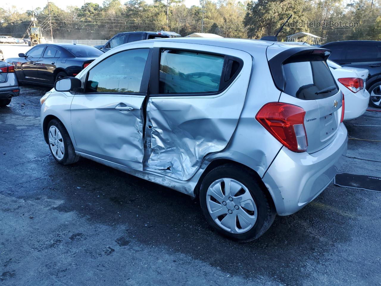 2017 Chevrolet Spark Ls Silver vin: KL8CB6SA5HC800179