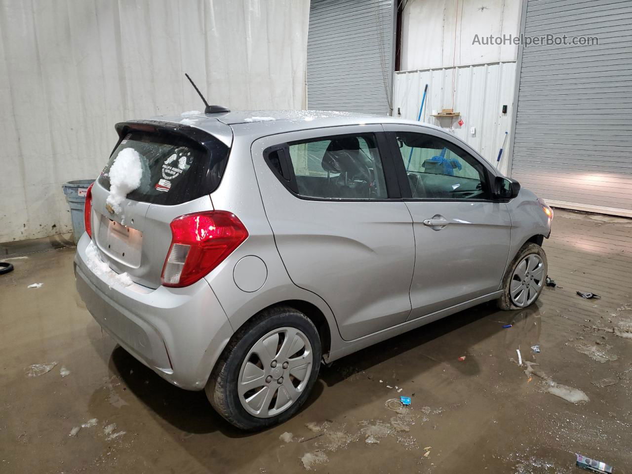 2017 Chevrolet Spark Ls Silver vin: KL8CB6SA5HC827138