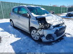 2017 Chevrolet Spark Ls Cvt Silver vin: KL8CB6SA5HC838950