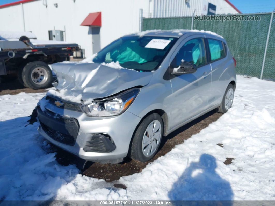 2017 Chevrolet Spark Ls Cvt Silver vin: KL8CB6SA5HC838950