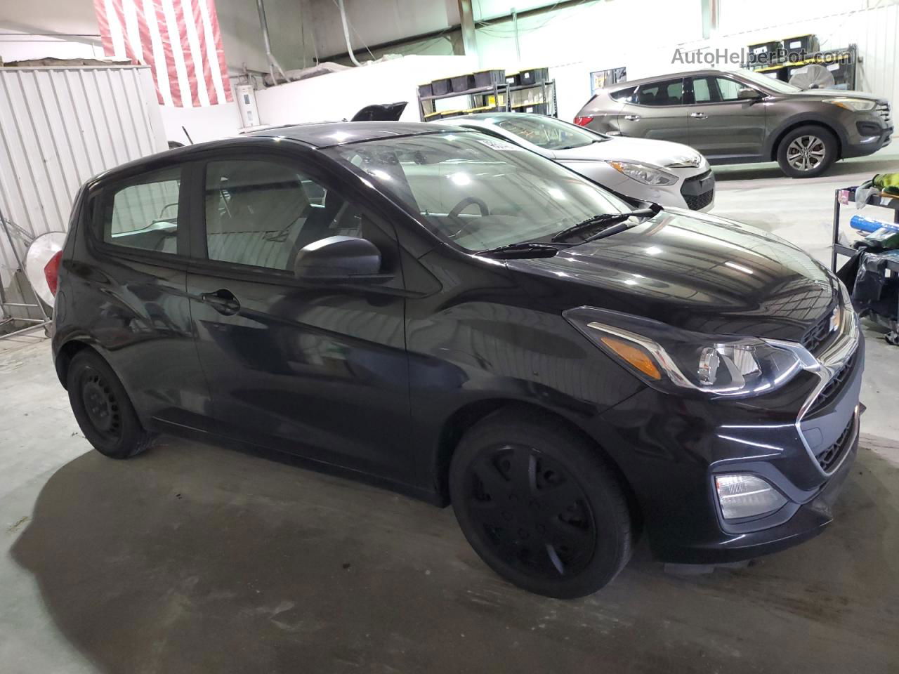 2019 Chevrolet Spark Ls Black vin: KL8CB6SA5KC746809