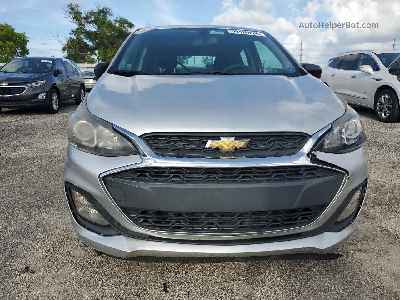 2019 Chevrolet Spark Ls Gray vin: KL8CB6SA5KC761391