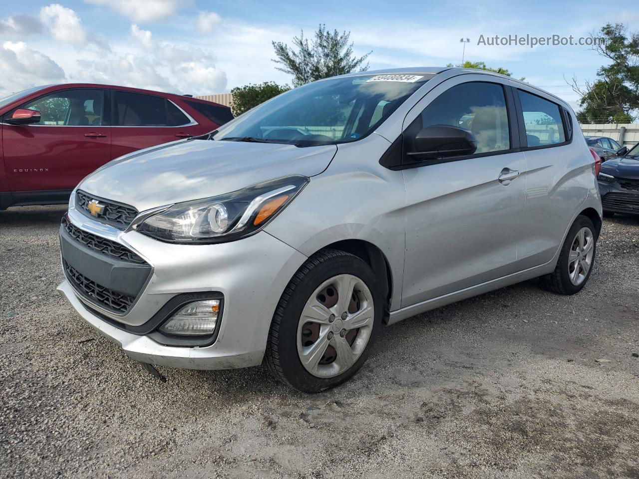 2019 Chevrolet Spark Ls Gray vin: KL8CB6SA5KC761391