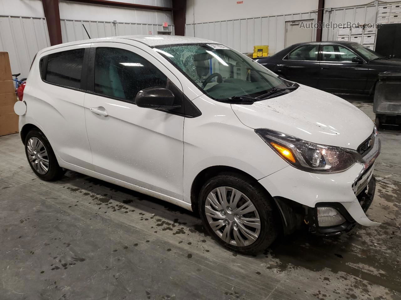 2019 Chevrolet Spark Ls White vin: KL8CB6SA5KC815191