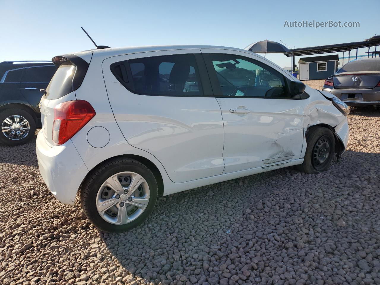 2019 Chevrolet Spark Ls White vin: KL8CB6SA5KC820813