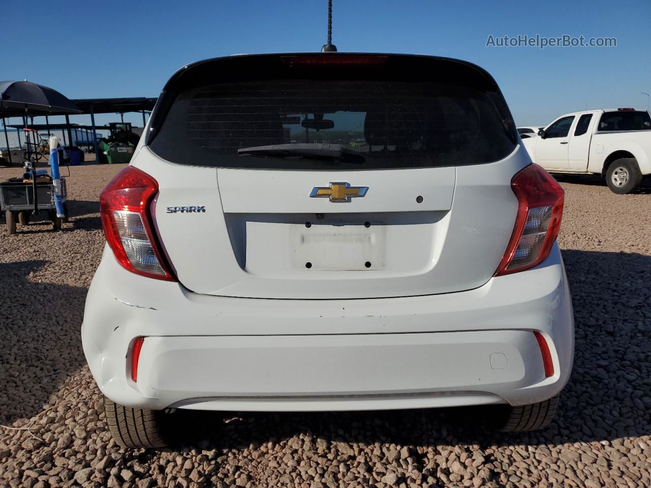 2019 Chevrolet Spark Ls White vin: KL8CB6SA5KC820813