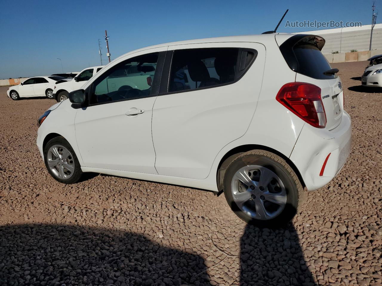 2019 Chevrolet Spark Ls White vin: KL8CB6SA5KC820813