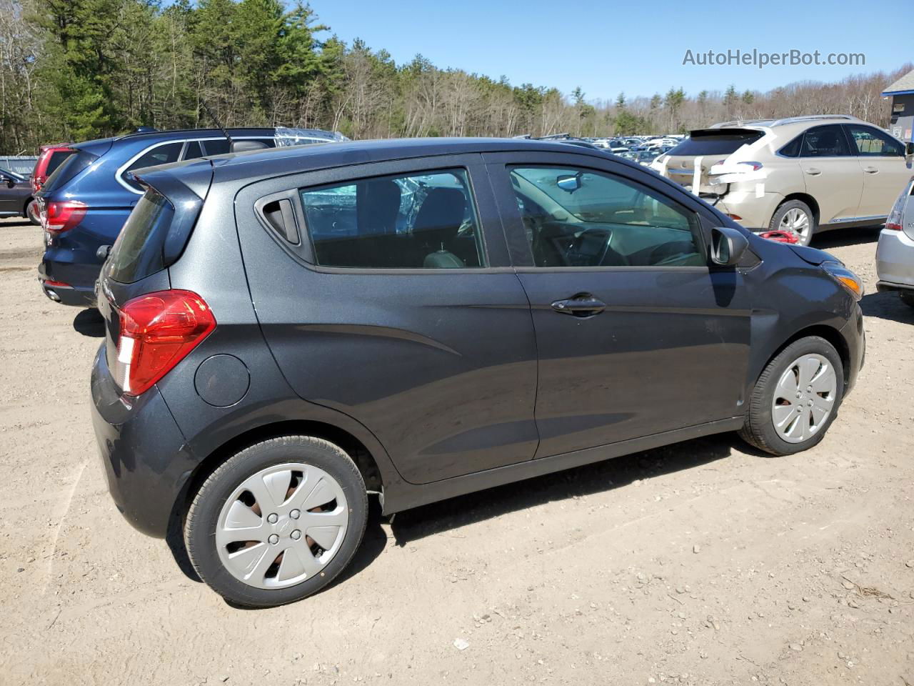 2017 Chevrolet Spark Ls Gray vin: KL8CB6SA6HC754409