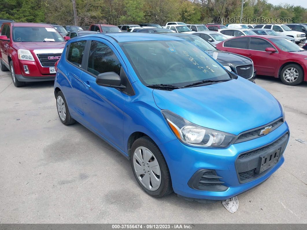 2017 Chevrolet Spark Ls Blue vin: KL8CB6SA6HC771436