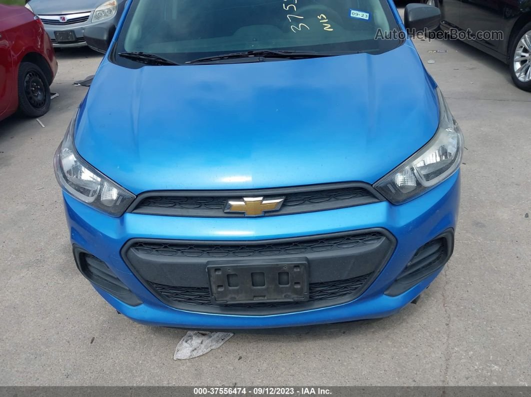 2017 Chevrolet Spark Ls Blue vin: KL8CB6SA6HC771436