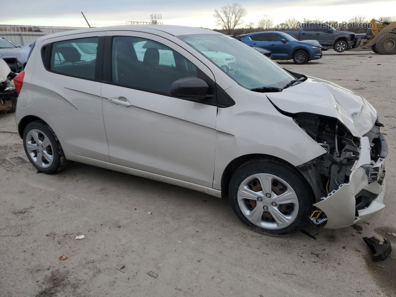 2019 Chevrolet Spark Ls Silver vin: KL8CB6SA6KC702642