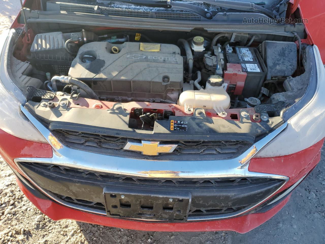 2019 Chevrolet Spark Ls Красный vin: KL8CB6SA6KC706156