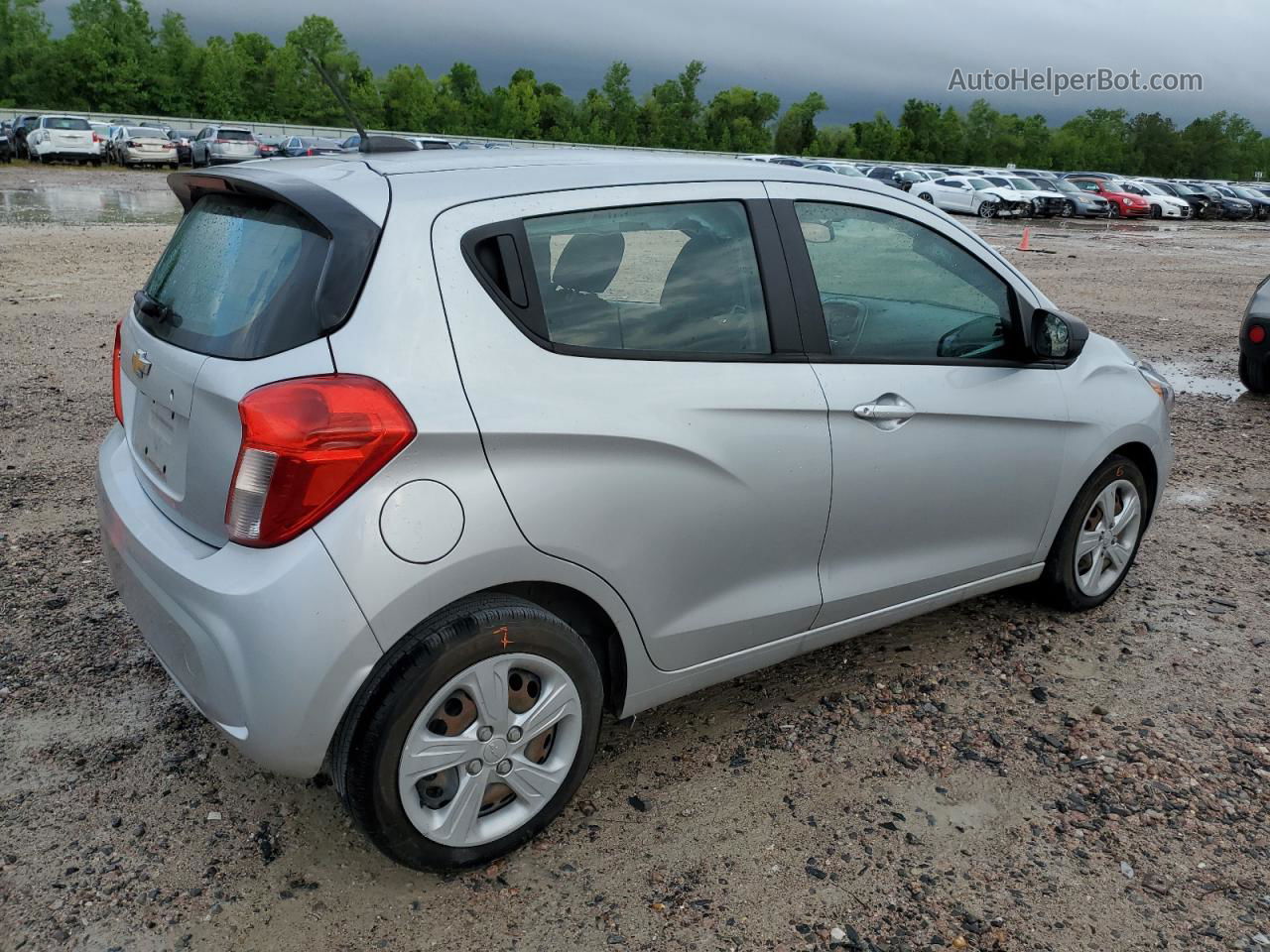 2019 Chevrolet Spark Ls Silver vin: KL8CB6SA6KC722275