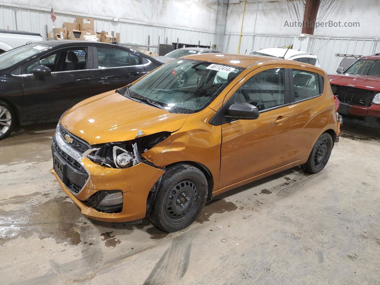 2019 Chevrolet Spark Ls Orange vin: KL8CB6SA6KC734068