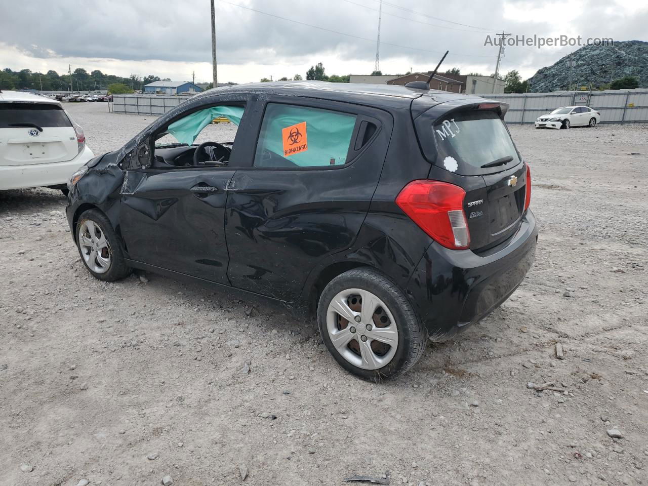 2019 Chevrolet Spark Ls Black vin: KL8CB6SA6KC779690