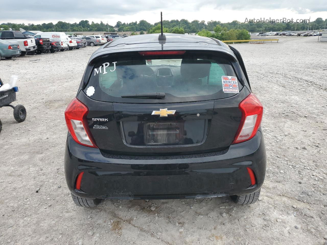 2019 Chevrolet Spark Ls Black vin: KL8CB6SA6KC779690