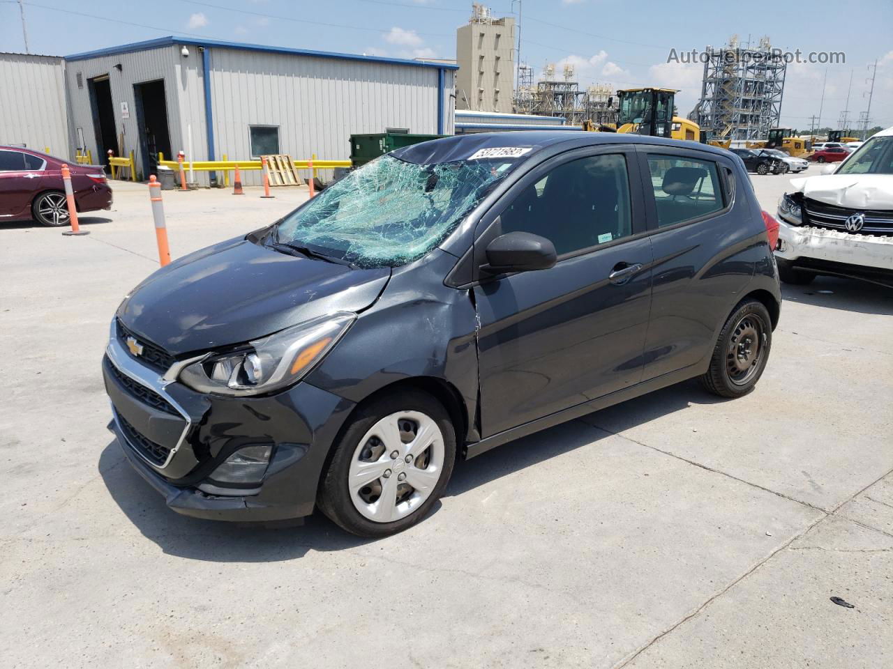 2019 Chevrolet Spark Ls Black vin: KL8CB6SA6KC808038