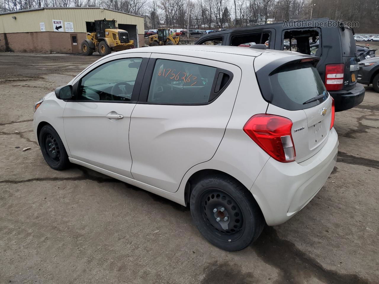 2019 Chevrolet Spark Ls White vin: KL8CB6SA6KC822568