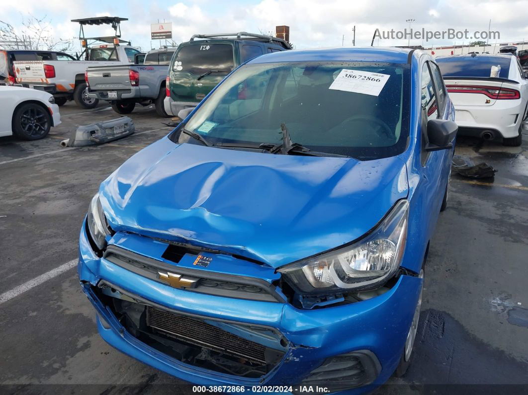 2017 Chevrolet Spark Ls Cvt Blue vin: KL8CB6SA7HC700701