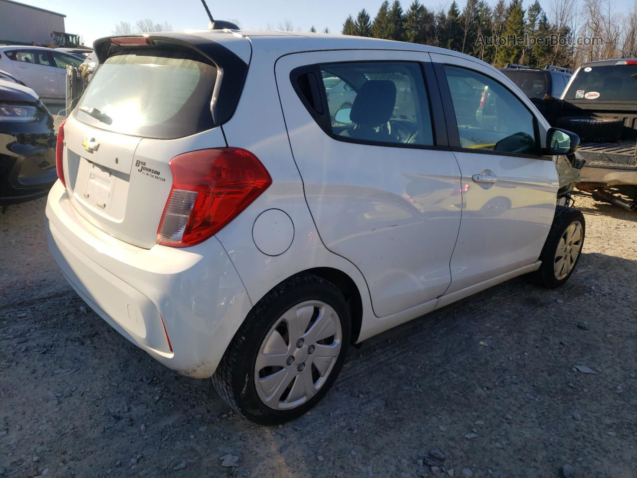 2017 Chevrolet Spark Ls White vin: KL8CB6SA7HC713853