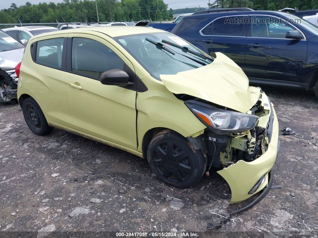 2017 Chevrolet Spark Ls Cvt Yellow vin: KL8CB6SA7HC765239