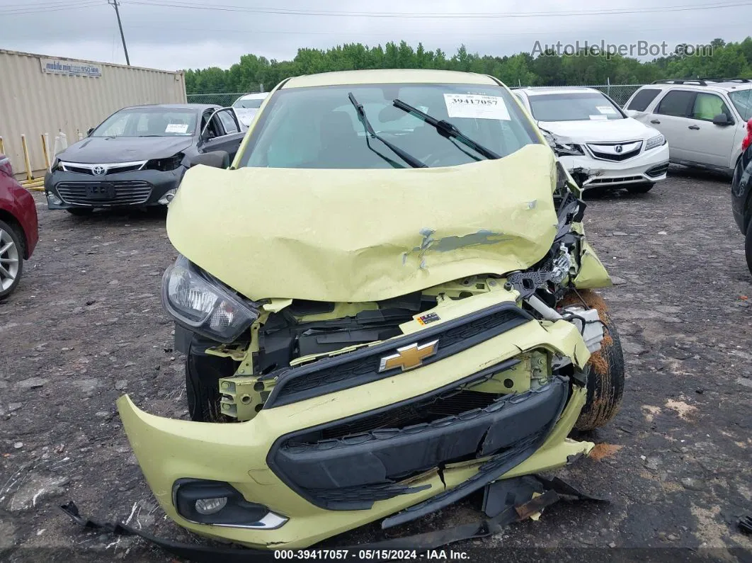 2017 Chevrolet Spark Ls Cvt Yellow vin: KL8CB6SA7HC765239