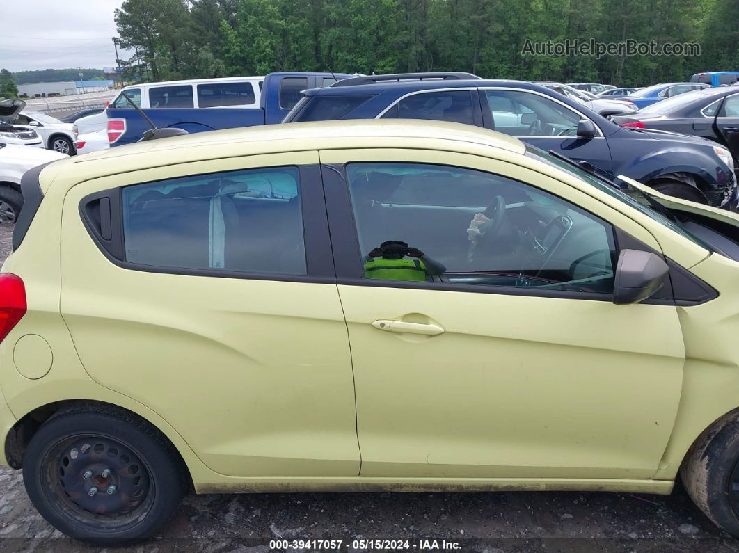 2017 Chevrolet Spark Ls Cvt Yellow vin: KL8CB6SA7HC765239