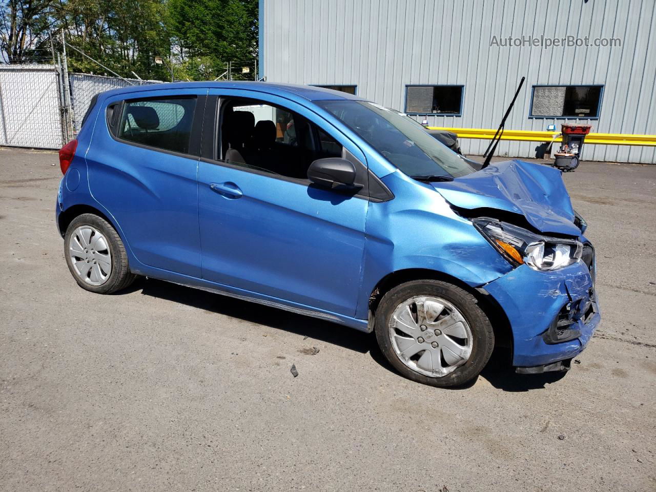 2017 Chevrolet Spark Ls Blue vin: KL8CB6SA7HC781151