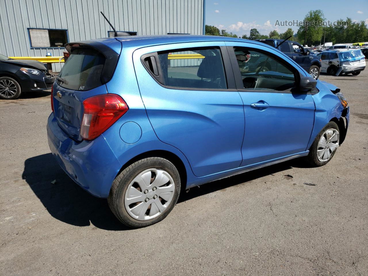 2017 Chevrolet Spark Ls Blue vin: KL8CB6SA7HC781151