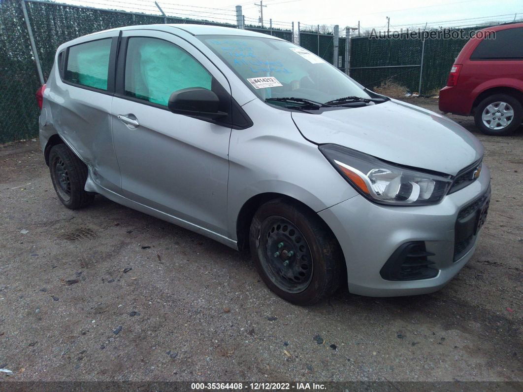 2017 Chevrolet Spark Ls Silver vin: KL8CB6SA7HC810650