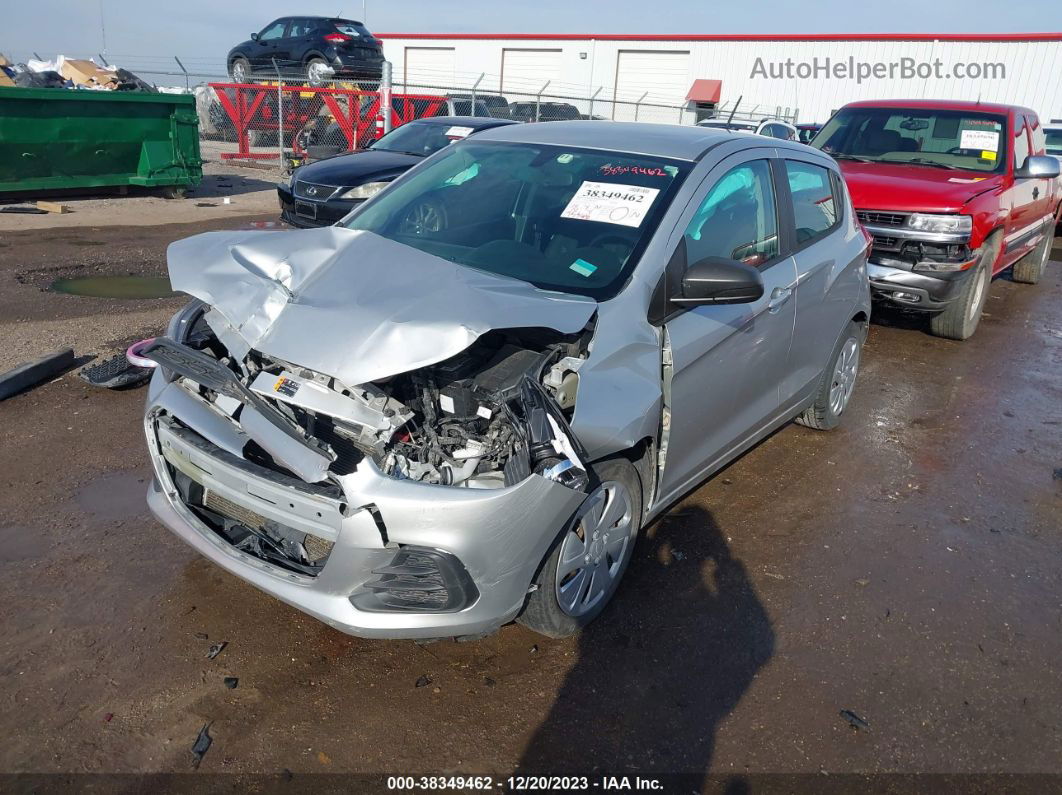 2017 Chevrolet Spark Ls Cvt Silver vin: KL8CB6SA7HC812091