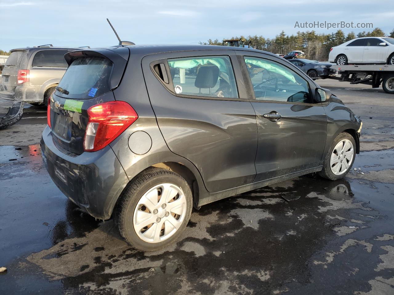 2017 Chevrolet Spark Ls Black vin: KL8CB6SA7HC818943