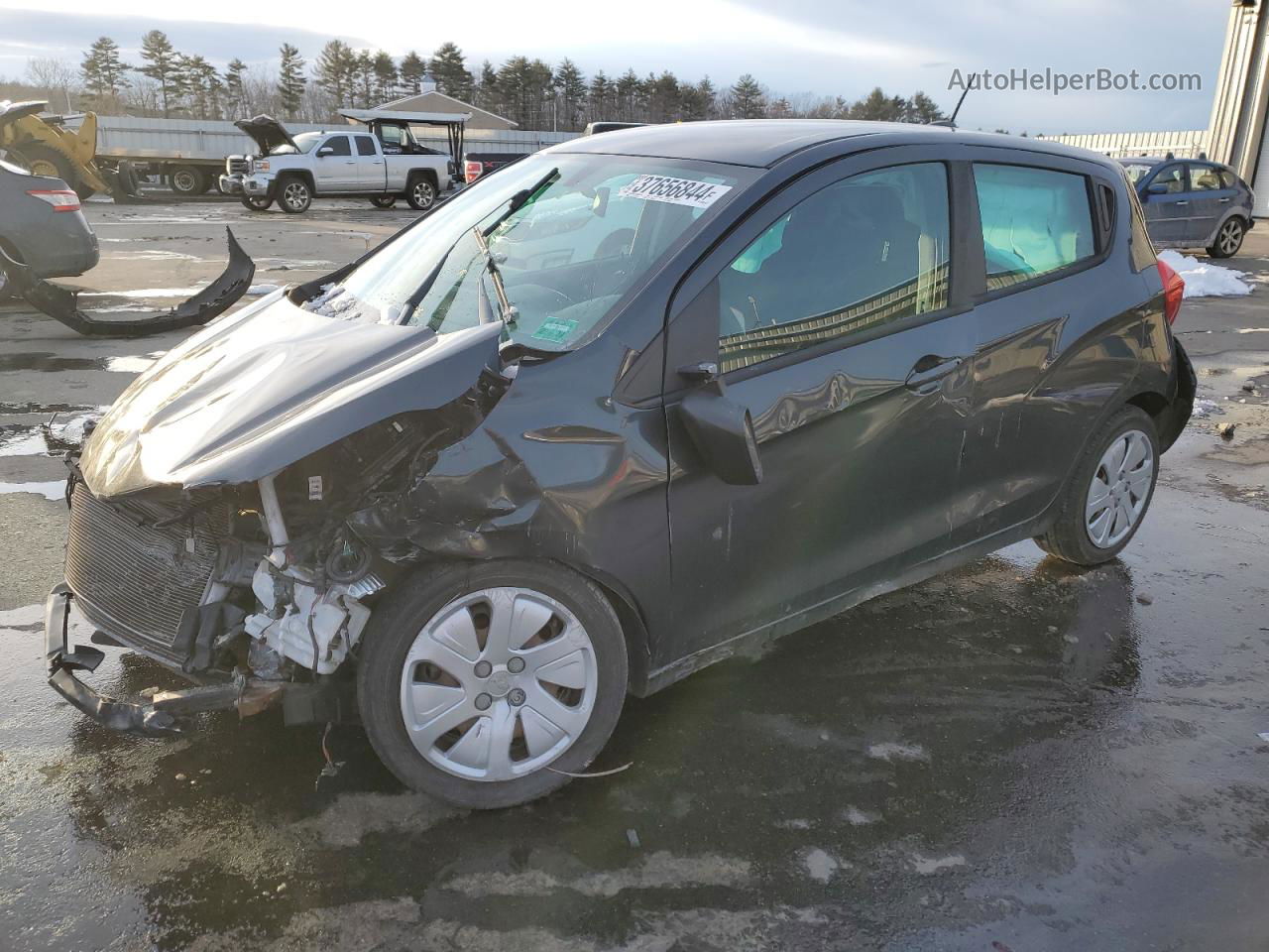 2017 Chevrolet Spark Ls Black vin: KL8CB6SA7HC818943