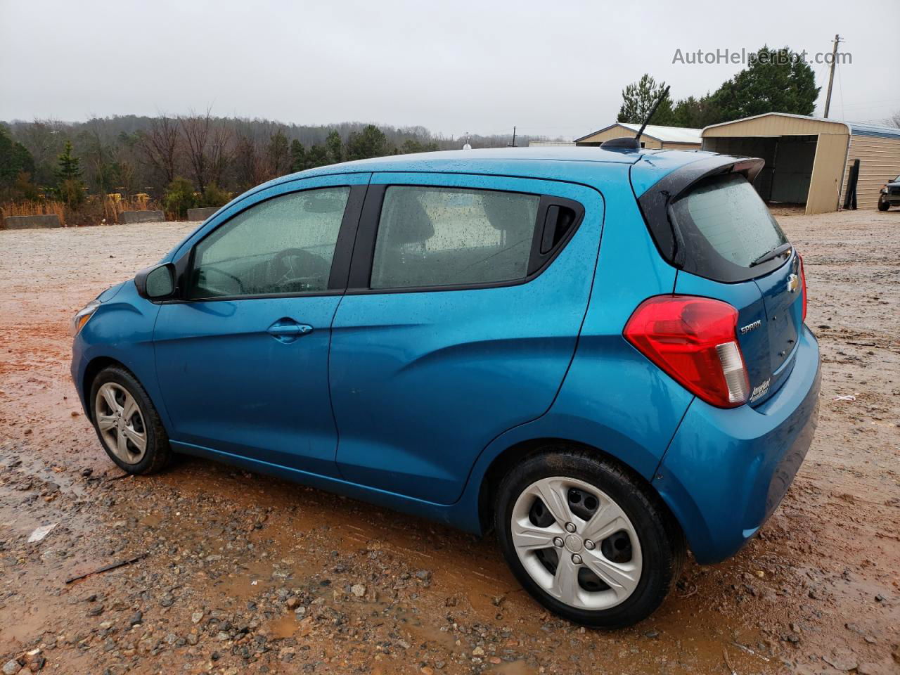 2019 Chevrolet Spark Ls Blue vin: KL8CB6SA7KC705663